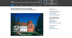 Desktop Screenshot of museumsverband-bw.de